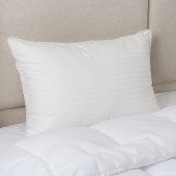 Hotel Lace Stripe Pillow