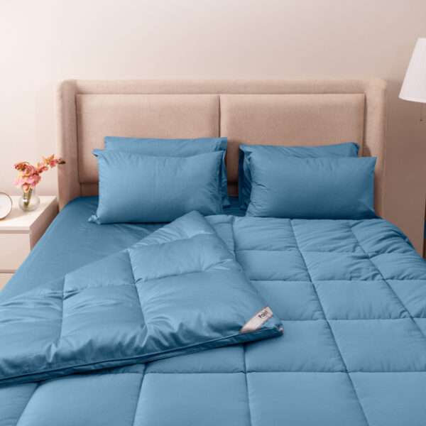 Virgin Microfiber Filled Comforter Set