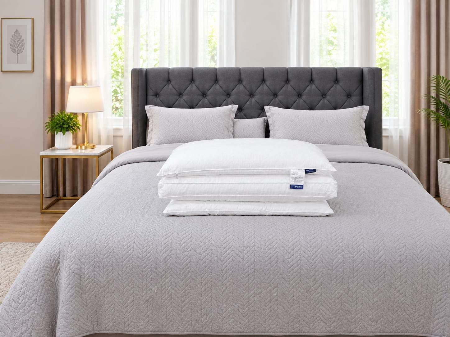 White memory pillow الصورة 4